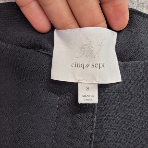 Cinq a sept BLACK PANTS WITH POCKETS, SIZE 8 - Picture 4 of 10